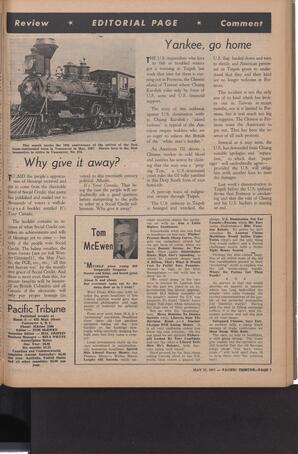   The Pacific Tribune - Friday, May 31, 1957   , page 7