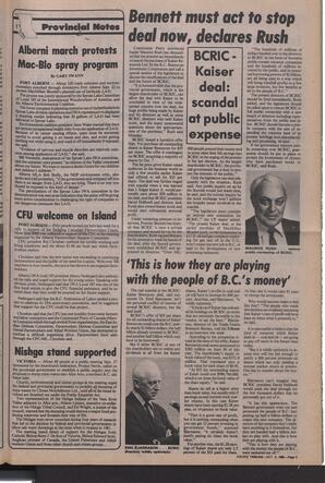   The Pacific Tribune - Friday, October 3, 1980   , page 3