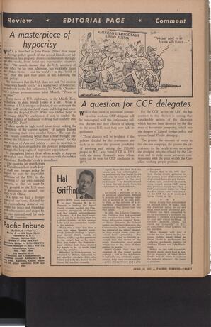   The Pacific Tribune - Friday, April 26, 1957   , page 7
