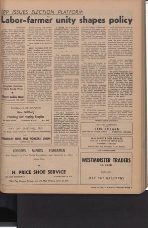   The Pacific Tribune - Friday, April 26, 1957   , page 5