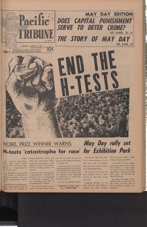   The Pacific Tribune - Friday, April 26, 1957   , page 1