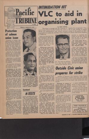   The Pacific Tribune - Friday, March 22, 1957   , page 16