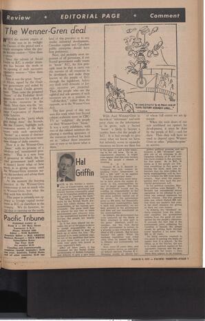   The Pacific Tribune - Friday, March 8, 1957   , page 7