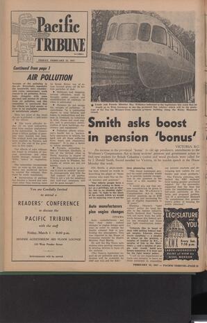   The Pacific Tribune - Friday, February 22, 1957   , page 16
