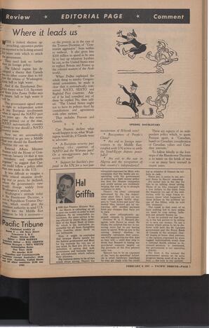   The Pacific Tribune - Friday, February 8, 1957   , page 7