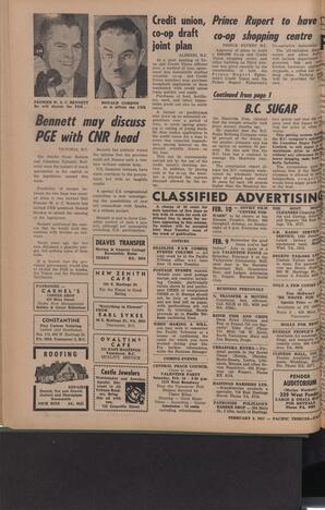   The Pacific Tribune - Friday, February 8, 1957   , page 4