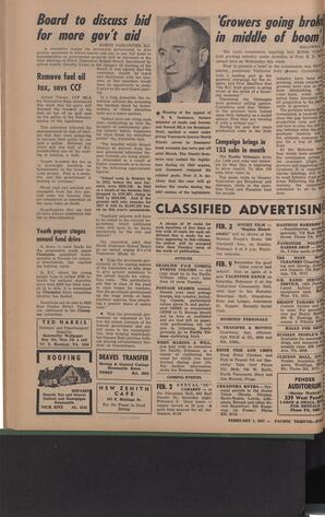   The Pacific Tribune - Friday, February 1, 1957   , page 4