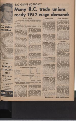   The Pacific Tribune - Friday, February 1, 1957   , page 3