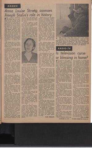   The Pacific Tribune - Friday, January 18, 1957   , page 13