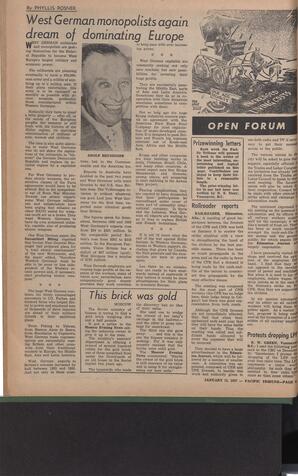  The Pacific Tribune - Friday, January 11, 1957   , page 4