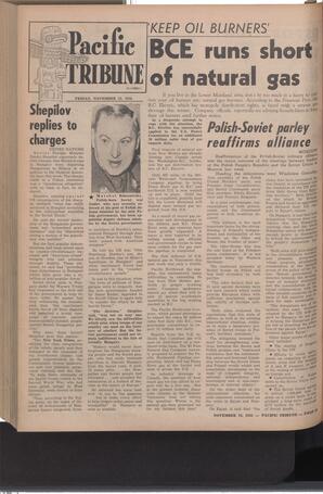   The Pacific Tribune - Friday, November 23, 1956   , page 16