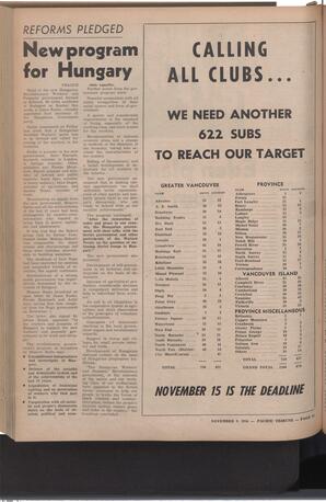   The Pacific Tribune - Friday, November 9, 1956   , page 12