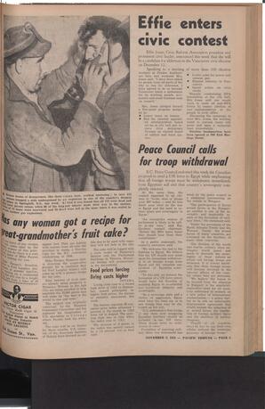   The Pacific Tribune - Friday, November 9, 1956   , page 5