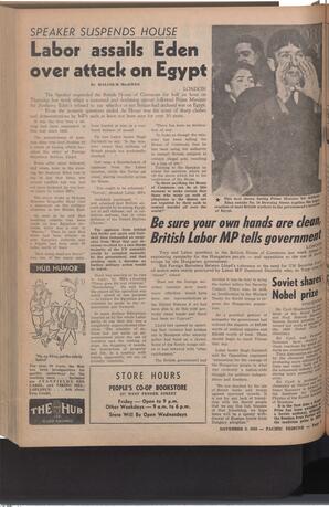   The Pacific Tribune - Friday, November 9, 1956   , page 2