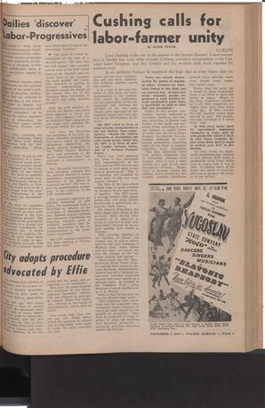   The Pacific Tribune - Friday, November 2, 1956   , page 5
