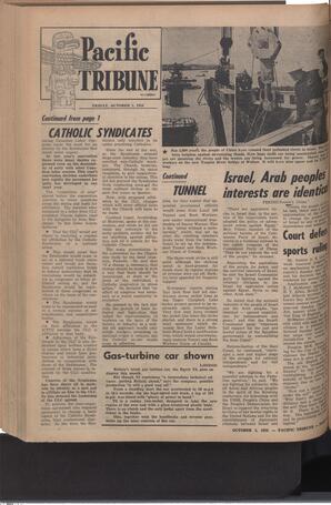  The Pacific Tribune - Friday, October 5, 1956   , page 16