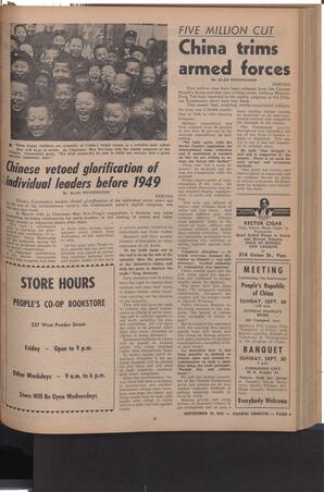   The Pacific Tribune - Friday, September 28, 1956   , page 9