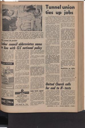   The Pacific Tribune - Friday, September 21, 1956   , page 9