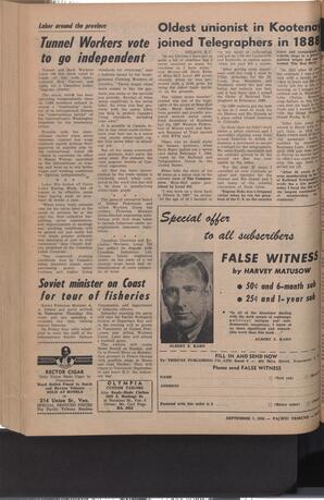   The Pacific Tribune - Friday, September 7, 1956   , page 2