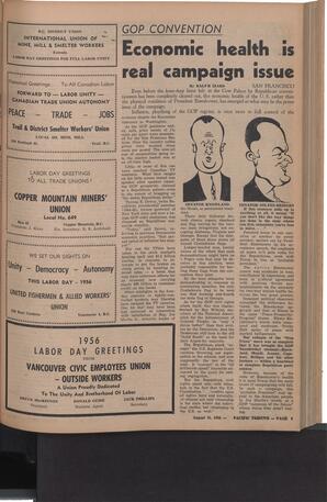   The Pacific Tribune - Friday, August 31, 1956   , page 5