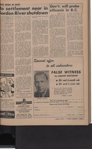   The Pacific Tribune - Friday, August 17, 1956   , page 5