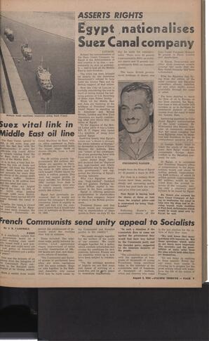  The Pacific Tribune - Friday, August 3, 1956   , page 3