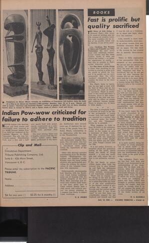   The Pacific Tribune - Friday, July 13, 1956   , page 13