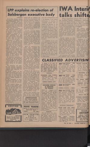   The Pacific Tribune - Friday, July 13, 1956   , page 8