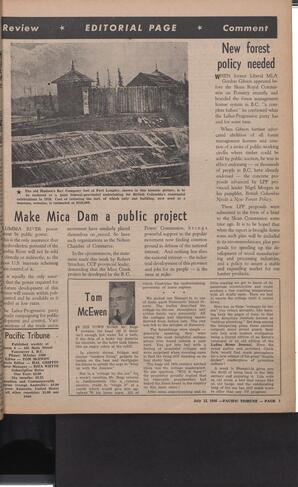   The Pacific Tribune - Friday, July 13, 1956   , page 7