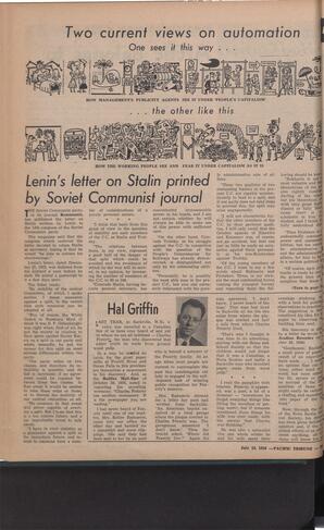   The Pacific Tribune - Friday, July 13, 1956   , page 6
