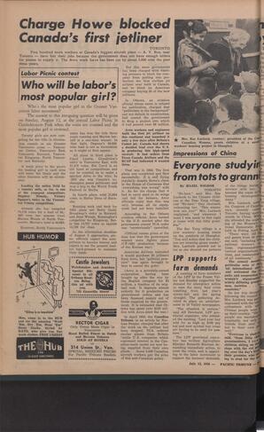   The Pacific Tribune - Friday, July 13, 1956   , page 4