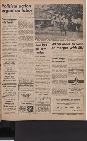   The Pacific Tribune - Friday, June 29, 1956   , page 9