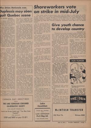   The Pacific Tribune - Friday, June 29, 1956   , page 5