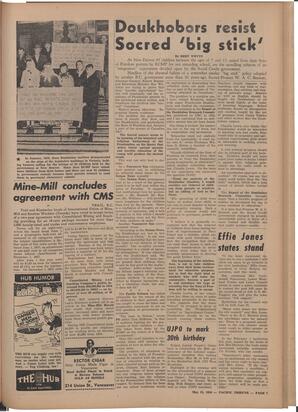   The Pacific Tribune - Friday, May 25, 1956   , page 7