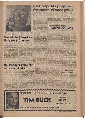   The Pacific Tribune - Friday, May 18, 1956   , page 7