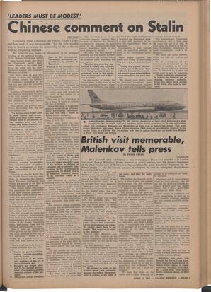   The Pacific Tribune - Friday, April 13, 1956   , page 3