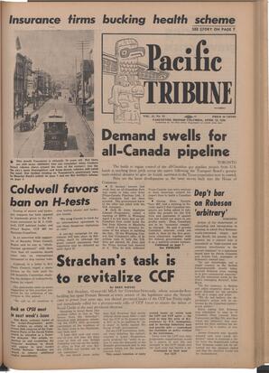   The Pacific Tribune - Friday, April 13, 1956   , page 1