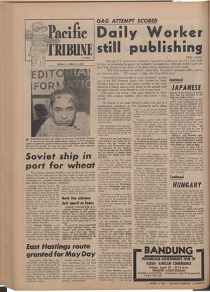   The Pacific Tribune - Friday, April 6, 1956   , page 12
