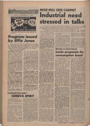  The Pacific Tribune - Friday, November 25, 1955   , page 12