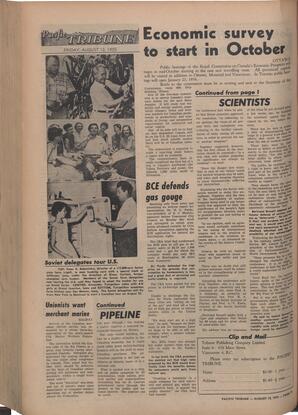   The Pacific Tribune - Friday, August 12, 1955   , page 12