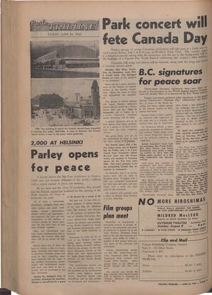   The Pacific Tribune - Friday, June 24, 1955   , page 12