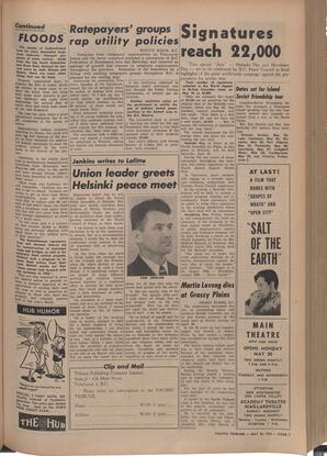   The Pacific Tribune - Friday, May 20, 1955   , page 7