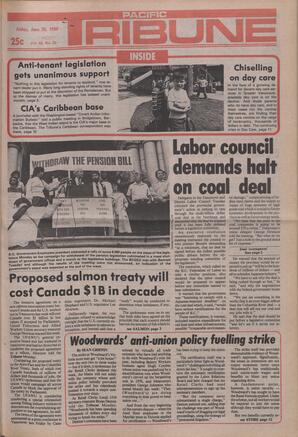   The Pacific Tribune - Friday, June 20, 1980   , page 1