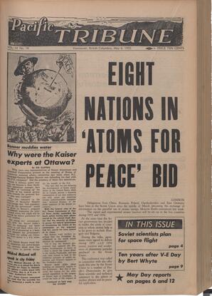   The Pacific Tribune - Friday, May 6, 1955   , page 1