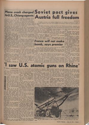   The Pacific Tribune - Friday, April 22, 1955   , page 3