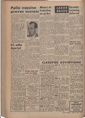   The Pacific Tribune - Friday, April 15, 1955   , page 6