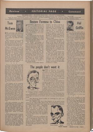   The Pacific Tribune - Friday, January 28, 1955   , page 5
