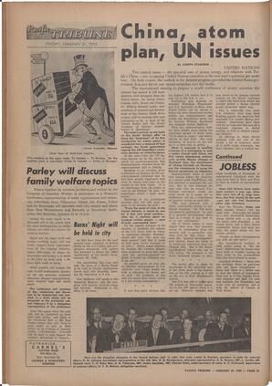   The Pacific Tribune - Friday, January 21, 1955   , page 12