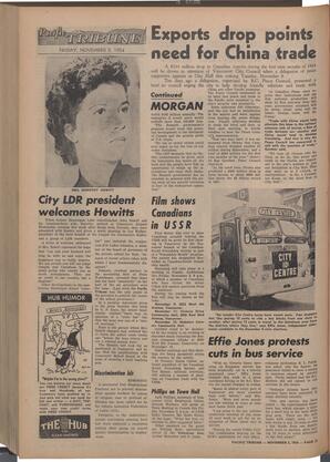   The Pacific Tribune - Friday, November 5, 1954   , page 12