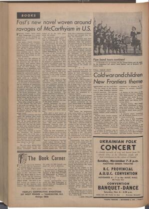   The Pacific Tribune - Friday, November 5, 1954   , page 8